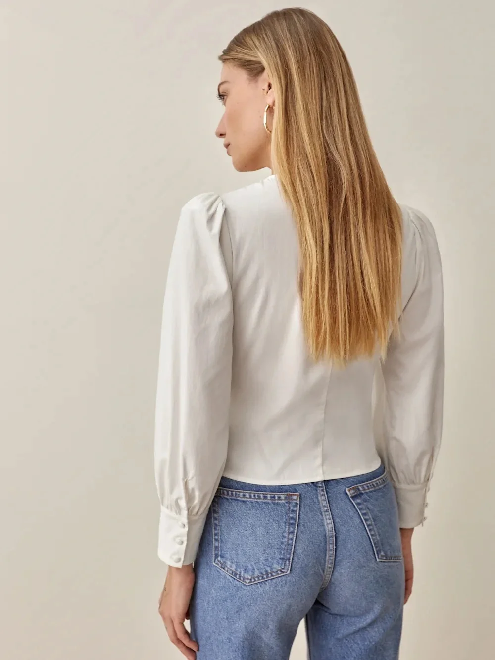 Reformation Art Top in White